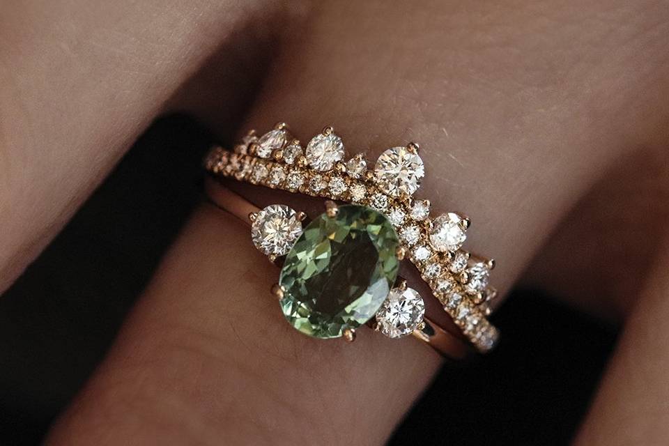 Bague saphir