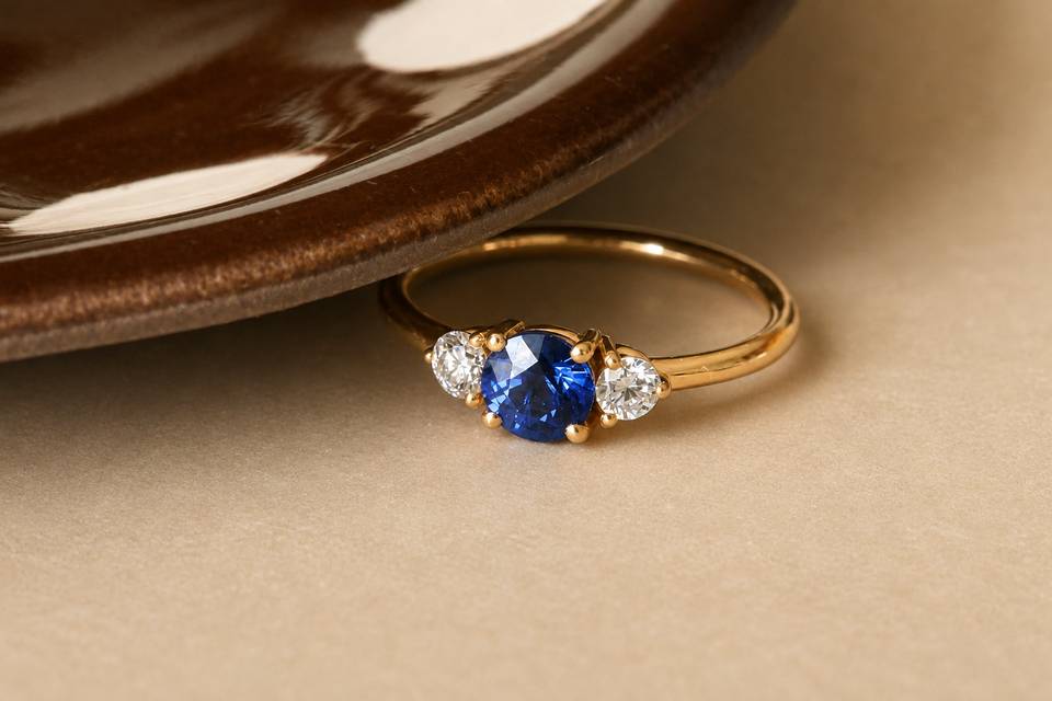 Carmen saphir bleu