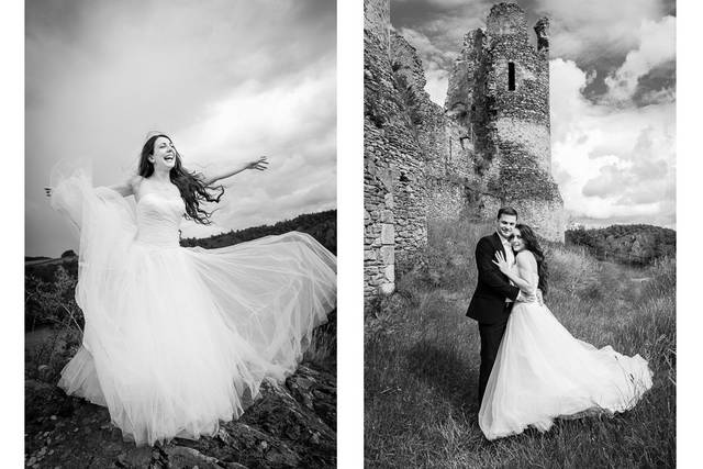 Couple au château