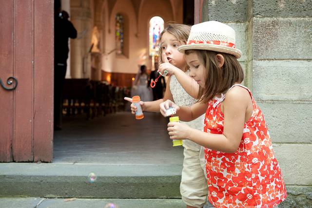 Sortie de l'église