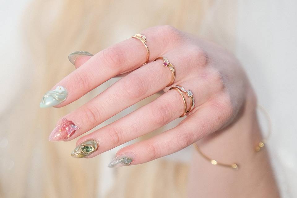 La main de la mariée
