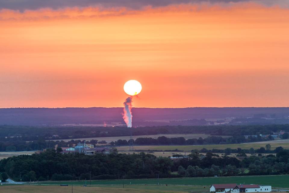 Site au milieu de campagne