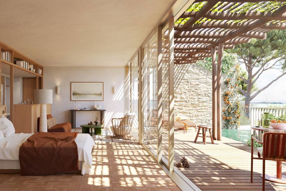 Suite jardin Méditerranée