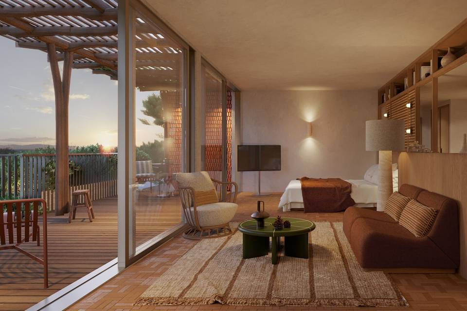Suite jardin Méditerranée