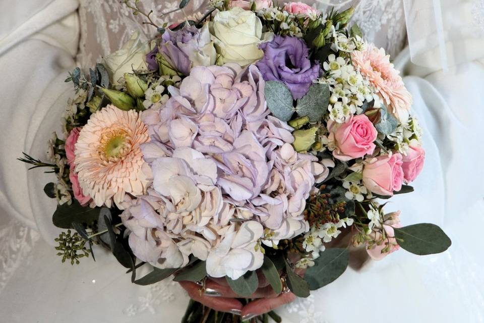 Buste de la mariée