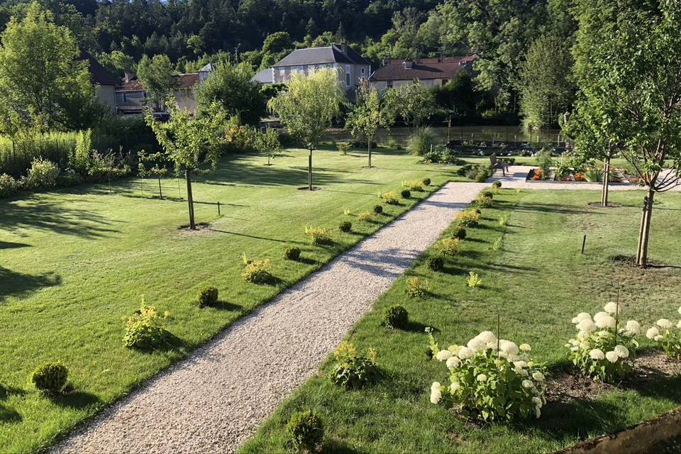 Jardins arrière