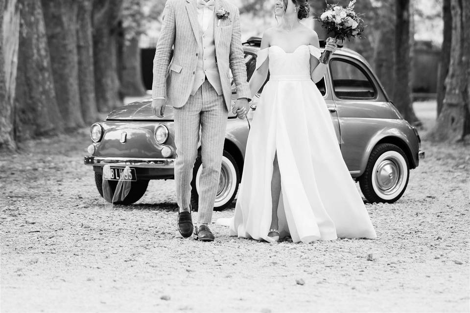 Wedding couple photo