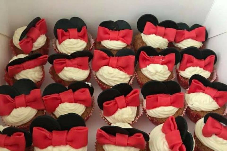 Cupcake thème Minnie