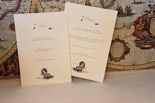 Envol - Menu / carte des vins