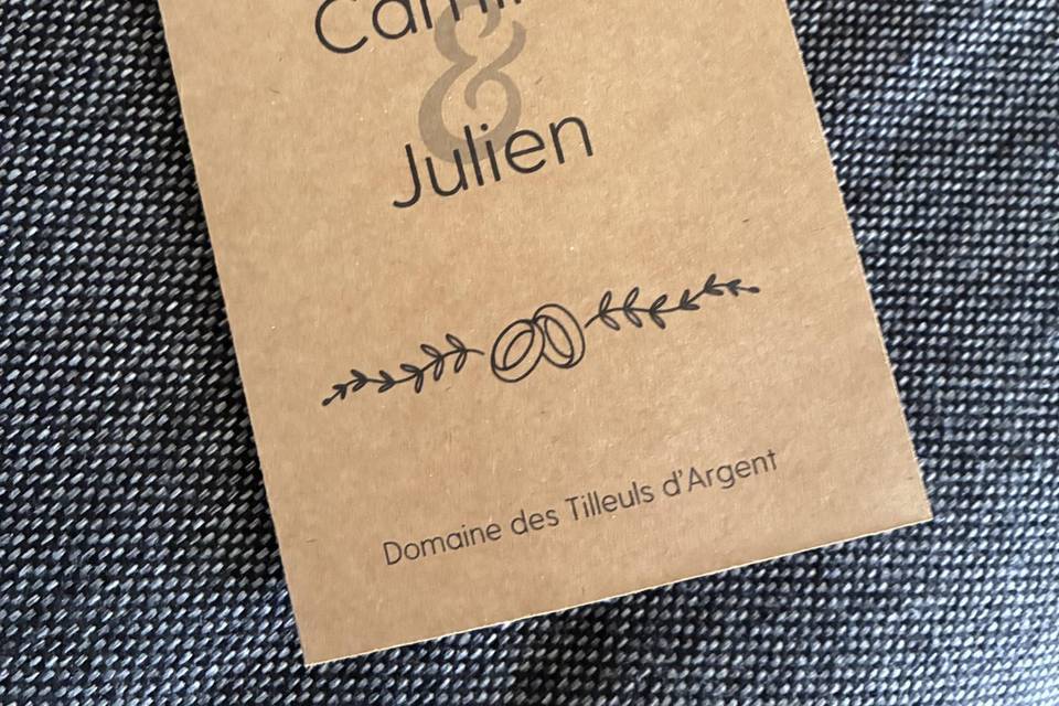 Livret de cérémonie laïque
