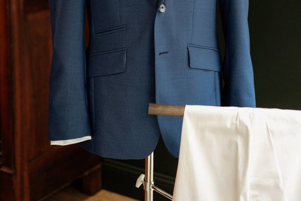 Déparaillé bleu / beige