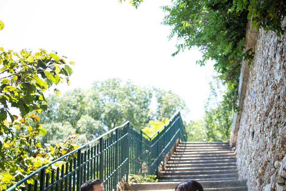 Couple à Longchamp