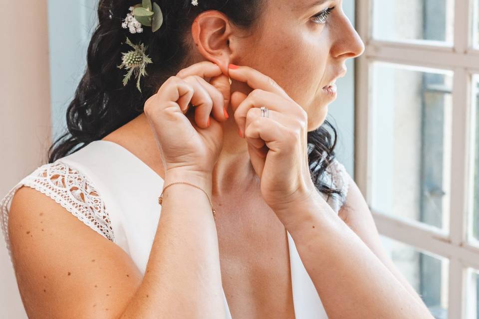 Fleurs pour coiffure