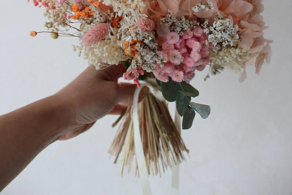 Bouquet de fleurs séchées