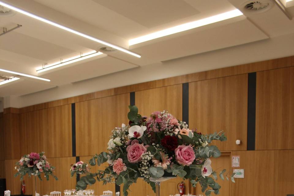 Centre de table hauteur