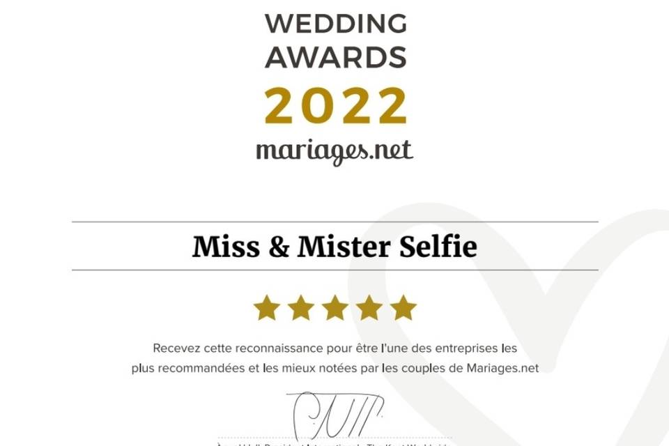 Wedding Award 2022