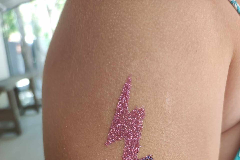 Tattoo paillettes