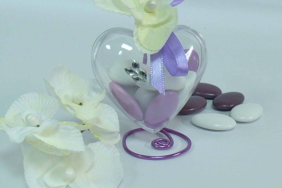 Bougie en pot fleuri – Violette - Mes p'tites mèches
