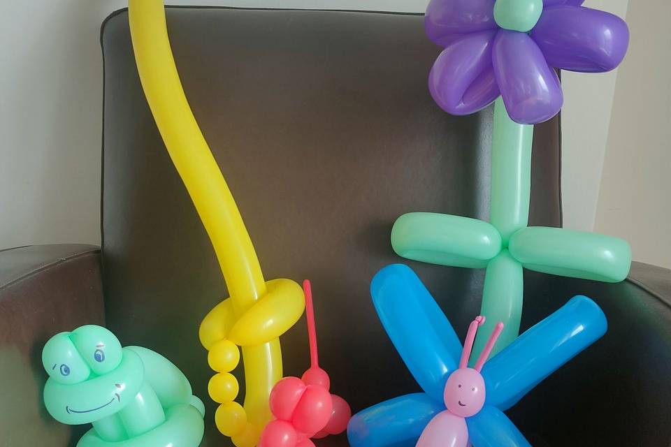 Sculpture sur ballons