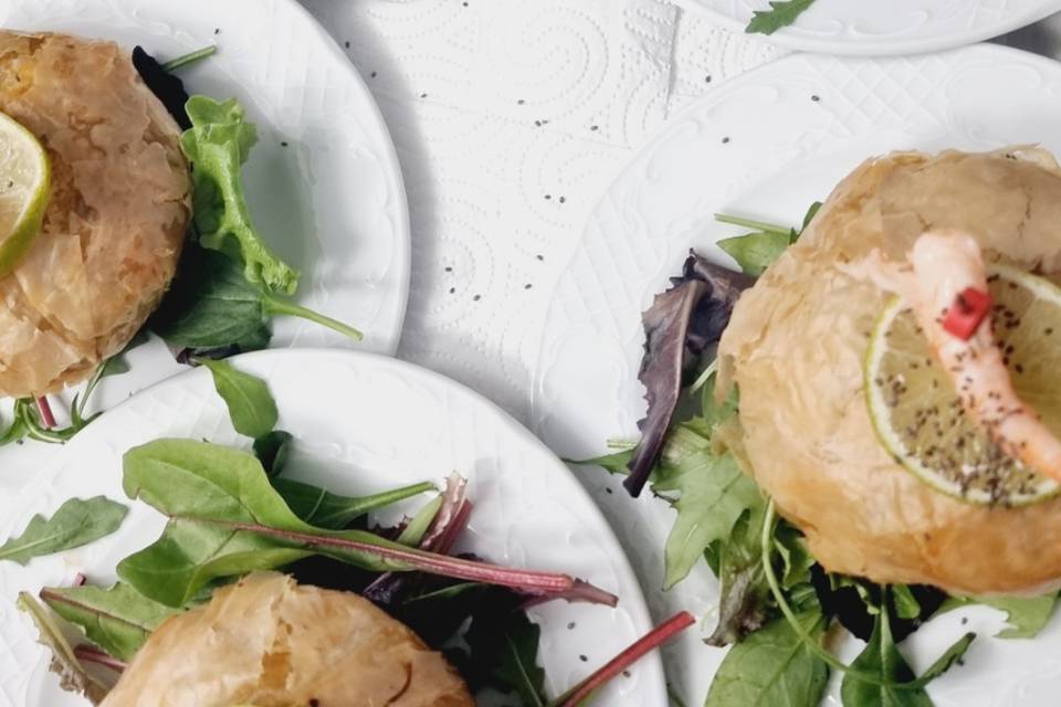 Mini pastilla au poisson