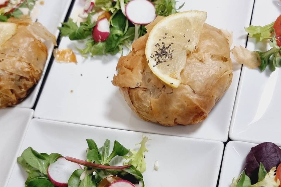 Mini pastilla au poisson