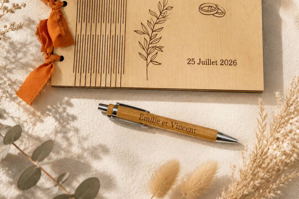 Livre d'or personnalisé