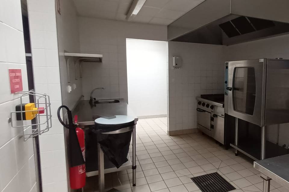 Cuisine espace mise en chauffe