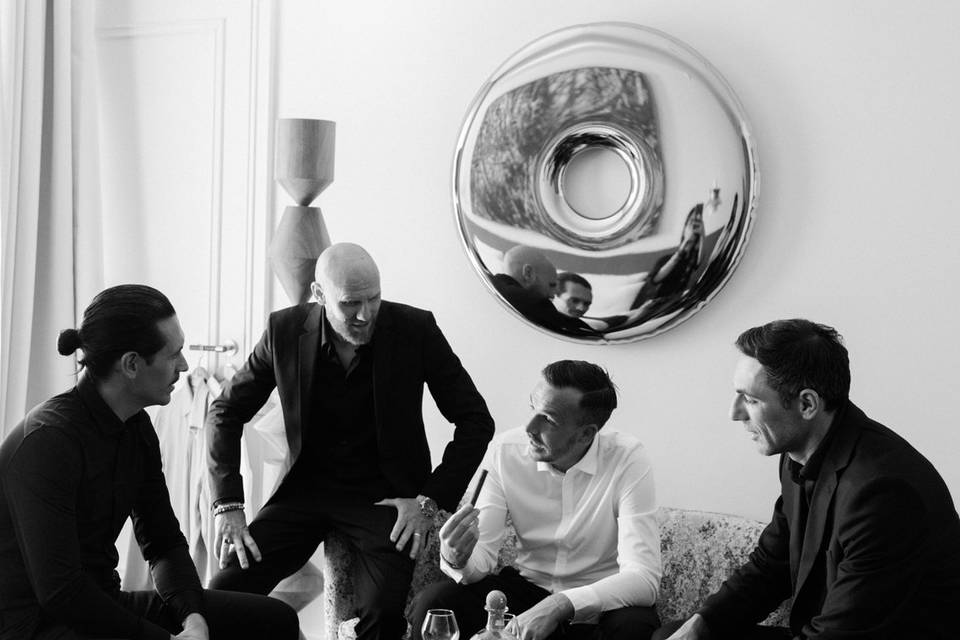 Groom's team
