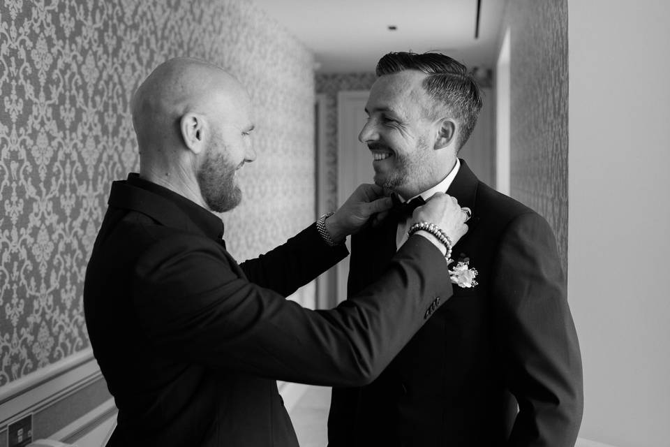 Groom's team