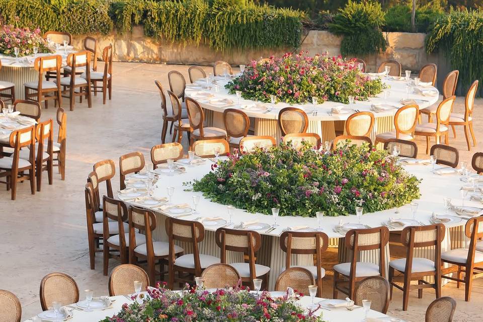 Table somptueuse pour marriage