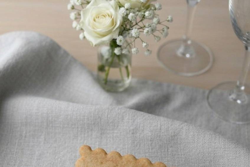 Biscuit simple avec texte pers