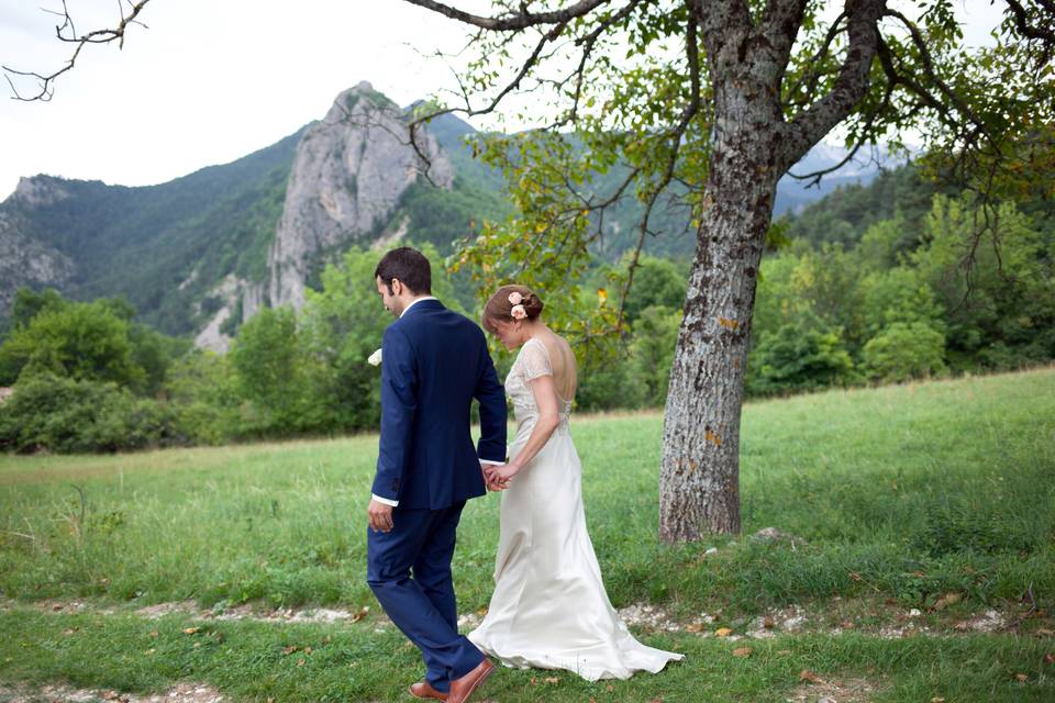 Couple dans le parc