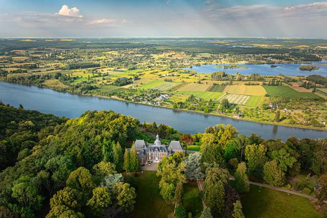 Vue aérienne côté seine