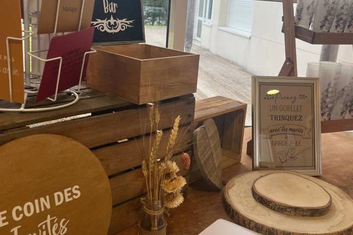 Cadeaux invités champêtre