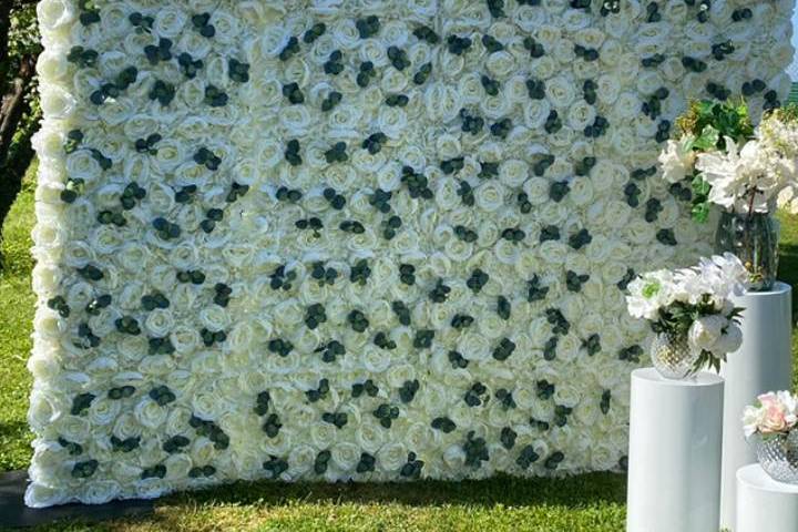 Mur floral artificiel