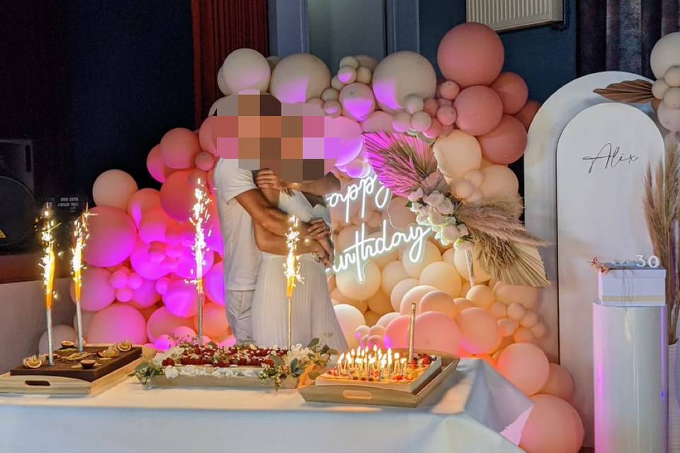 Décoration pour les 30 ans
