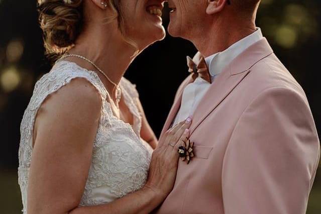 Chignon et maquillage mariée