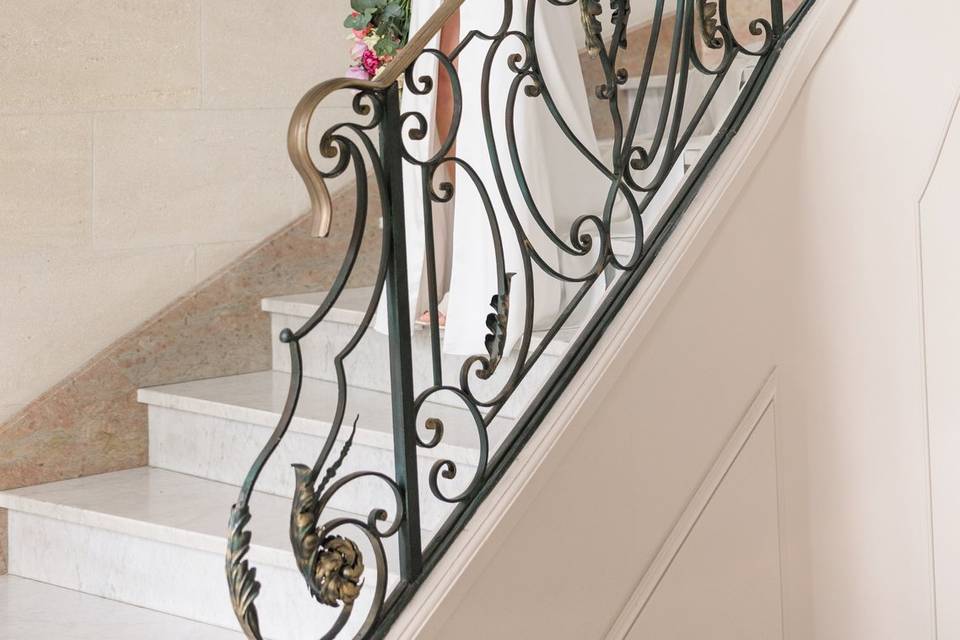 Escalier bouquet