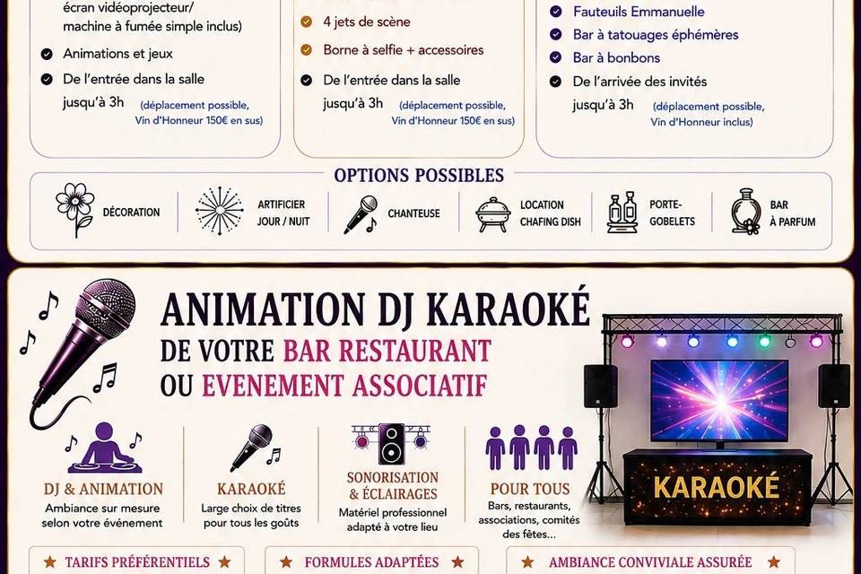 Forfaits mariage