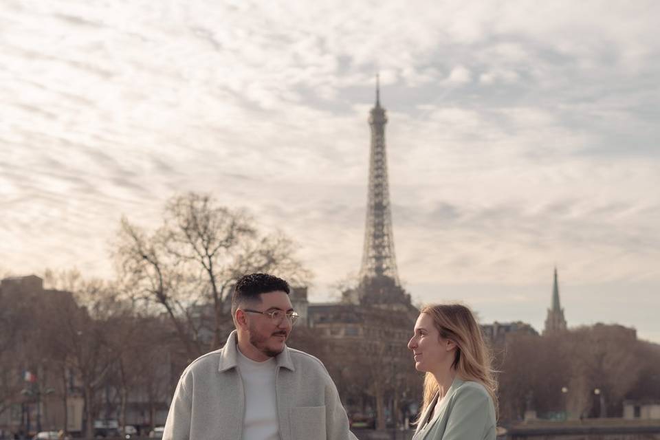 Séance de couple à Paris