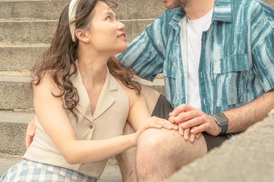 Séance de couple à Paris