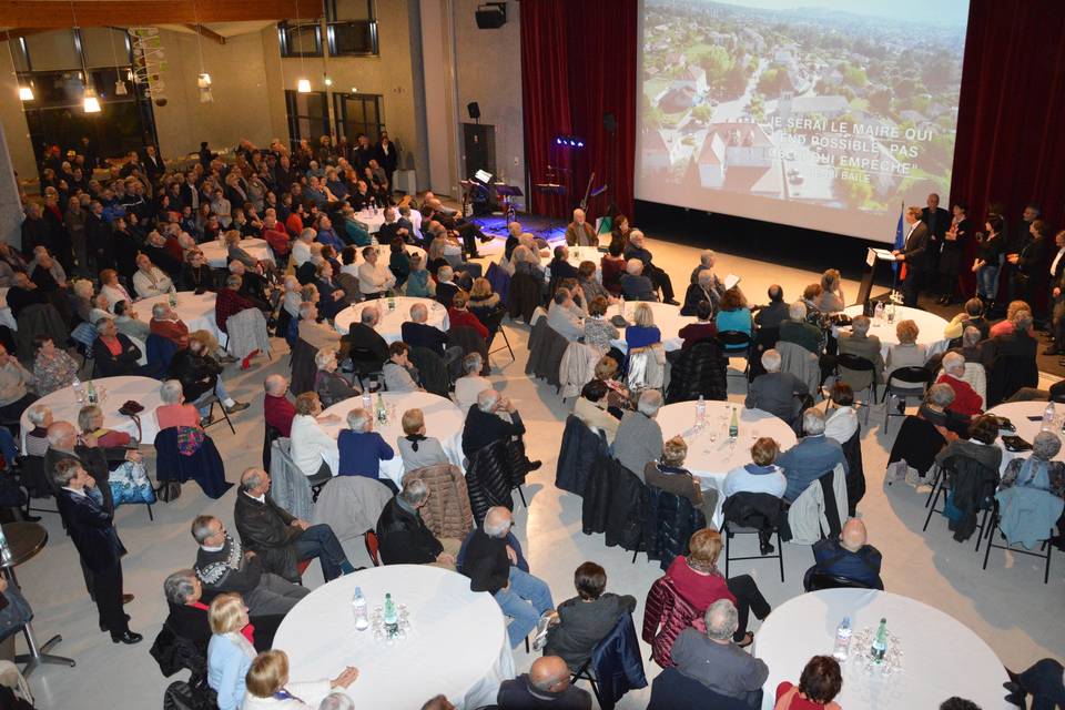 Salle Grésivaudan avec écran