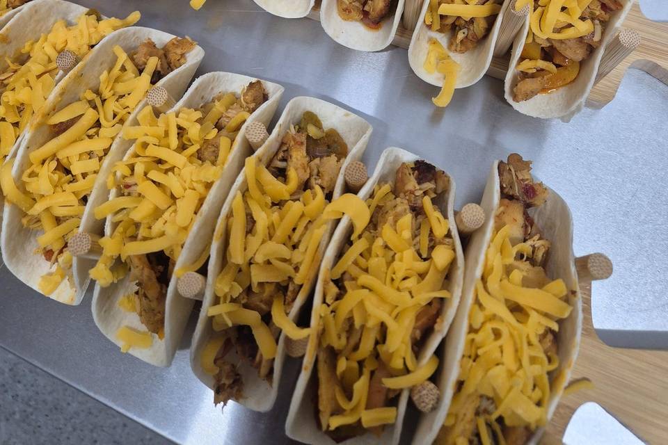 Mini tacos de poulet