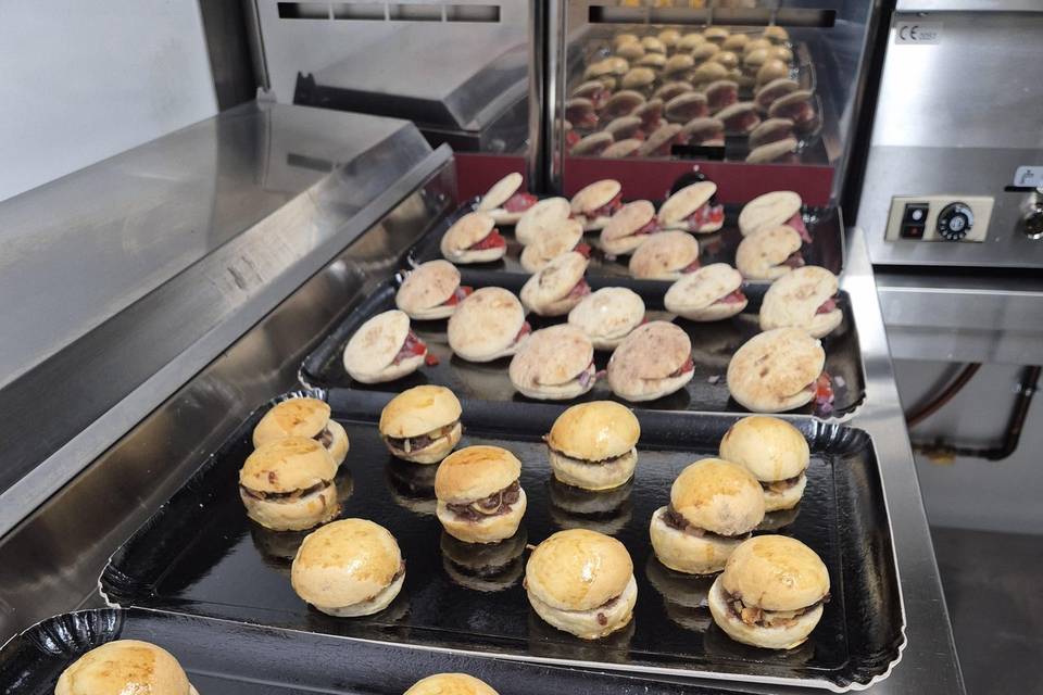 Mini burger de brisket