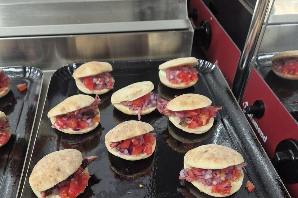 Mini pita effiloché de boeuf