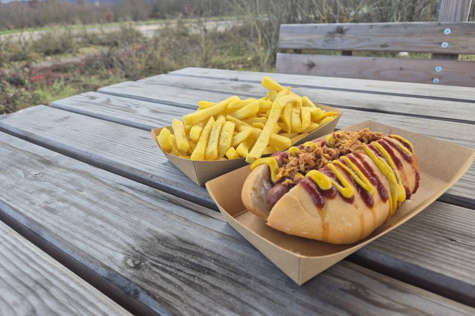 Menu hotdog
