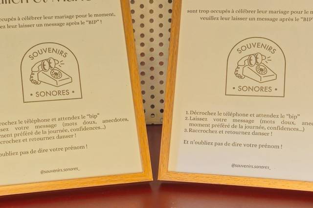 Cadre personnalisé