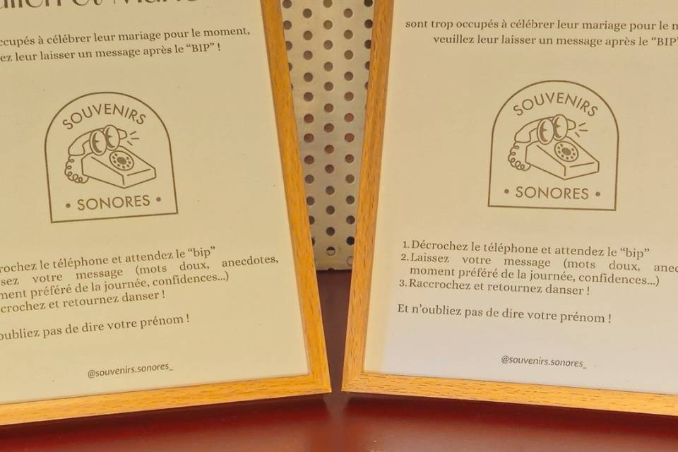 Cadre personnalisé