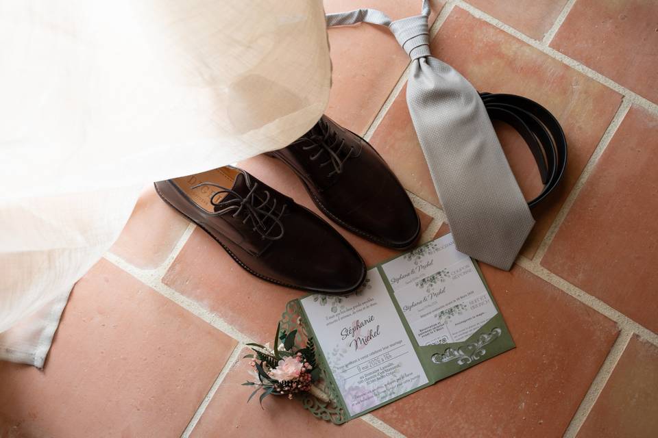 Accessoires du marié