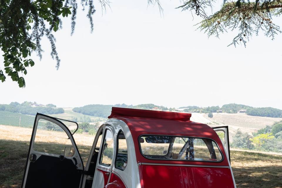 Voiture des mariés